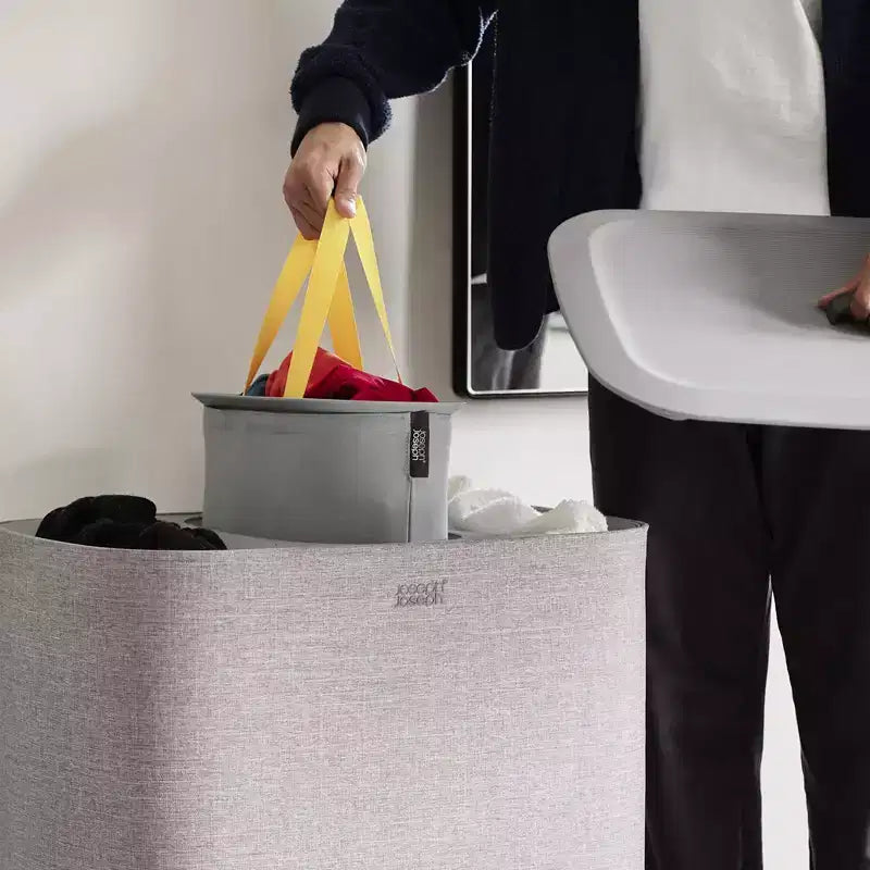Joseph Joseph Tota Trio Panier à Linge 90L - Gris