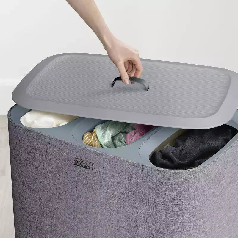 Joseph Joseph Tota Trio Panier à Linge 90L - Gris