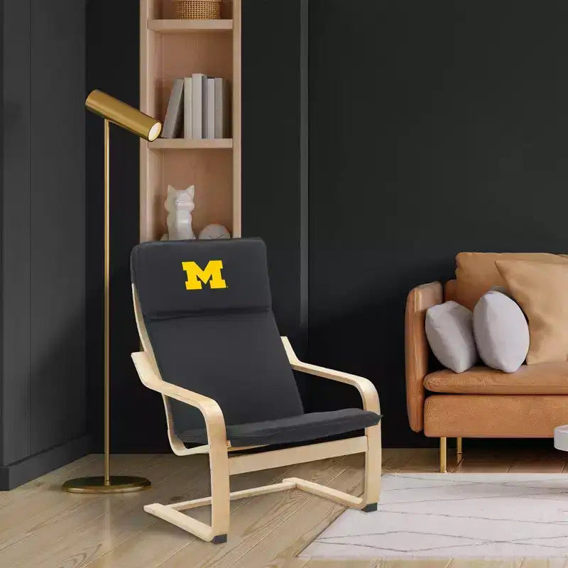 NCAA University of Michigan Bentwood Accent Chair