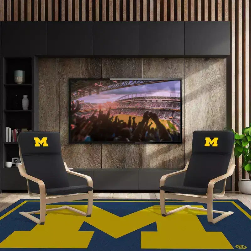 NCAA University of Michigan Bentwood Accent Chair