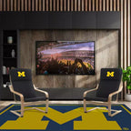 NCAA University of Michigan Bentwood Accent Chair
