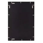 Howard Elliott 35.5"x23.5" Mirax Stainless Steel Framed Rectangular Wall Mirror Silver