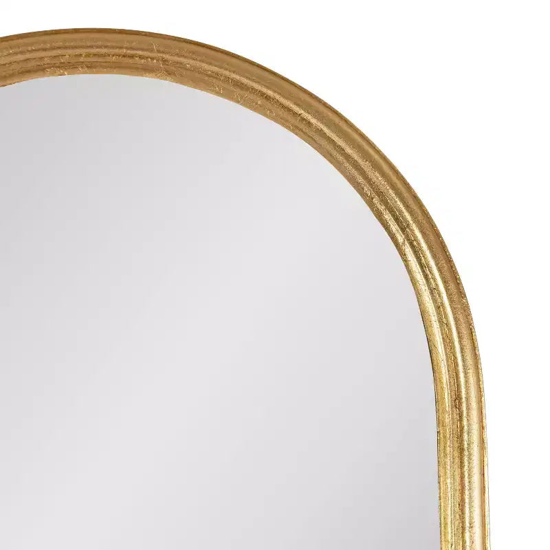 Kate & Laurel All Things Decor Miroir mural arqué encadré Caskill 8"x38" Or