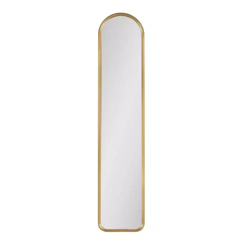 Kate & Laurel All Things Decor Miroir mural arqué encadré Caskill 8"x38" Or
