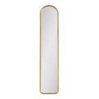 Kate & Laurel All Things Decor Miroir mural arqué encadré Caskill 8"x38" Or