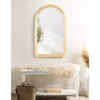 Miroir Mural Arqué Dessa 24"X36" Kate & Laurel All Things Decor Naturel