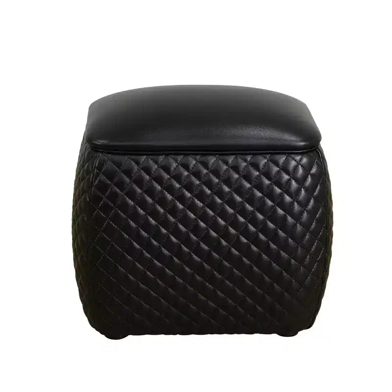 AndMakers Faux Leather Rectangular Ottoman