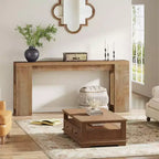 Tribesigns 70.9 inch Extra Long Console Table, Narrow Entryway Sofa Accent Table for Living Room Hallway