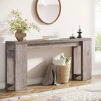 Tribesigns 70.9 inch Extra Long Console Table, Narrow Entryway Sofa Accent Table for Living Room Hallway