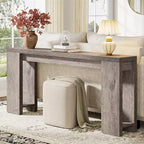 Tribesigns 70.9 inch Extra Long Console Table, Narrow Entryway Sofa Accent Table for Living Room Hallway