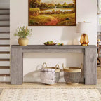 Tribesigns 70.9 inch Extra Long Console Table, Narrow Entryway Sofa Accent Table for Living Room Hallway