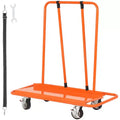 VEVOR Drywall Cart, 3000 LBS Panel Dolly Cart with 45.28 x 21.8 Deck and 5 Swivel Wheels, Handling Wall Panel, Sheetrock, Lumber