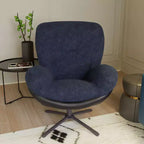 Fauteuil pivotant moderne Christopher Knight Home Alger en chenille et similicuir