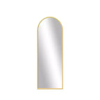 Miroir sur pied arqué pleine longueur de 71 L x 32 H po (noir)