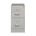 Alera Two-Drawer Economy Vertical File, Letter-Size File Drawers, 15 x 26.5 x 28.37, Light Gray