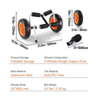 Chariot de kayak robuste VEVOR, capacité de charge de 113 kg
