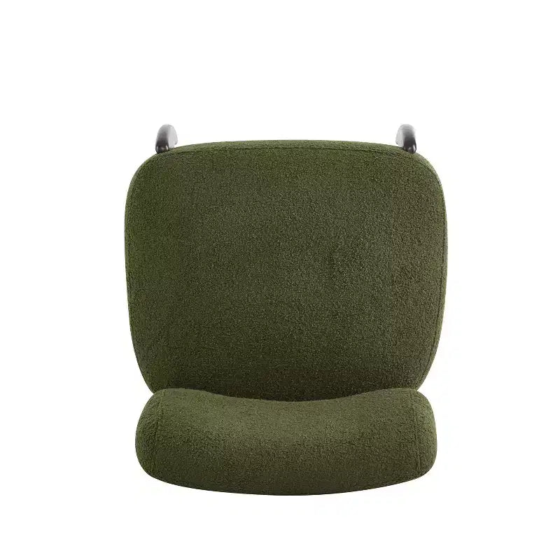 Christopher Knight Home Fauteuil d'appoint moderne en hévéa et tissu bouclé Pawel