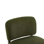 Christopher Knight Home Fauteuil d'appoint moderne en hévéa et tissu bouclé Pawel