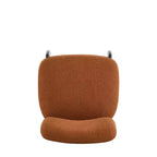 Christopher Knight Home Fauteuil d'appoint moderne en hévéa et tissu bouclé Pawel