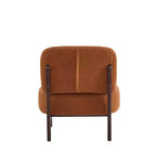 Christopher Knight Home Fauteuil d'appoint moderne en hévéa et tissu bouclé Pawel
