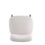 Christopher Knight Home Fauteuil d'appoint moderne en hévéa et tissu bouclé Pawel