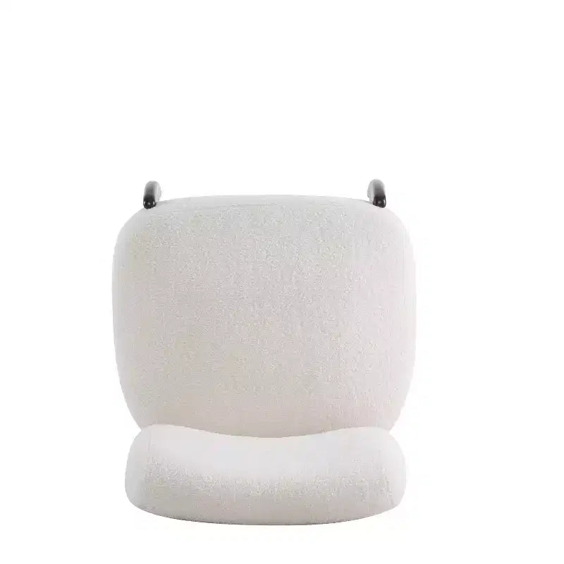 Christopher Knight Home Fauteuil d'appoint moderne en hévéa et tissu bouclé Pawel