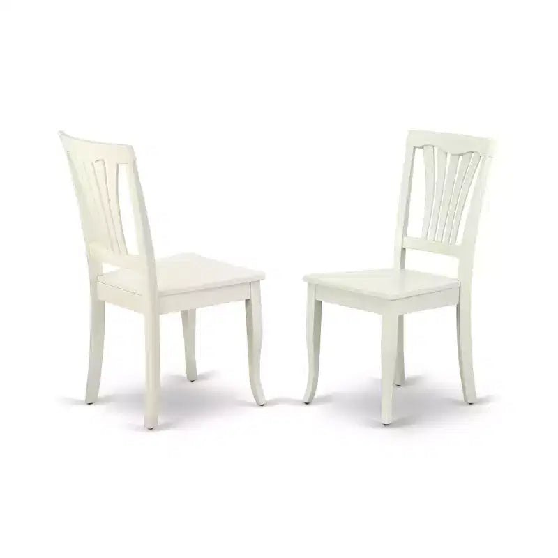 Chaise de salle à manger HomeStock Retro Relaxation en bois - Lot de 2, 22 x 18 x 36