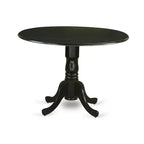 Ensemble de table à manger ronde avec abattants HomeStock de 42 pouces