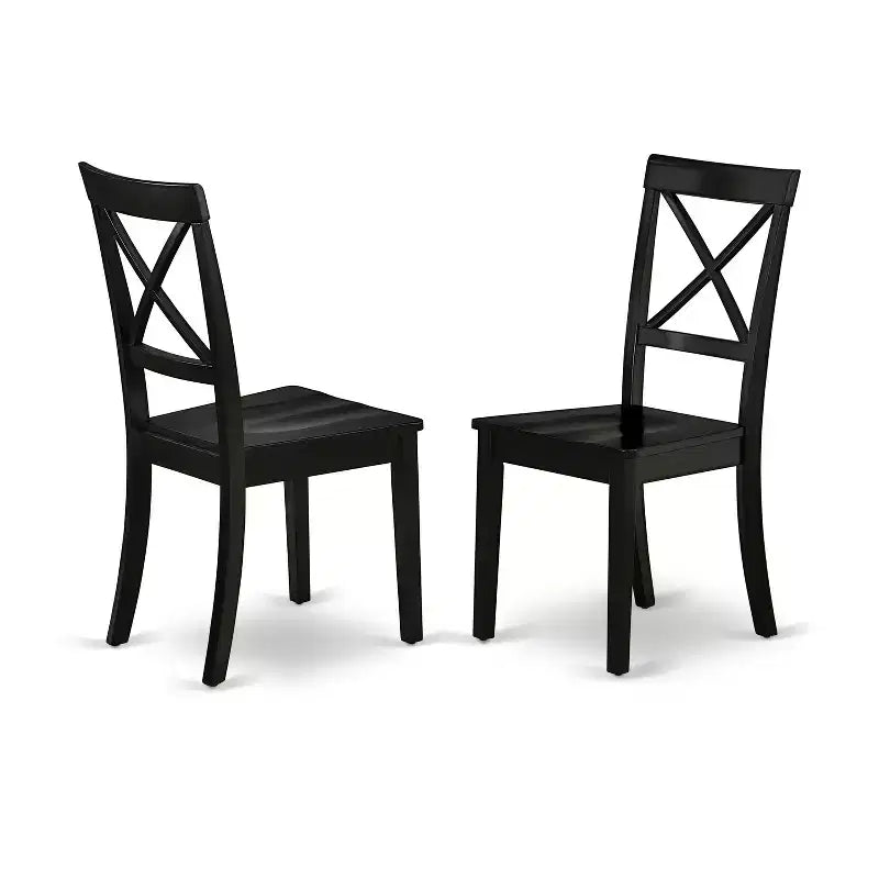 Ensemble de table à manger ronde avec abattants HomeStock de 42 pouces