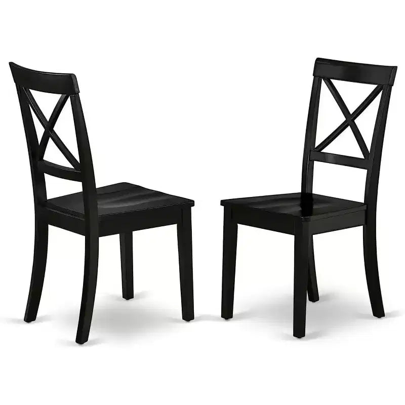 Ensemble de table à manger ronde avec abattants HomeStock de 42 pouces
