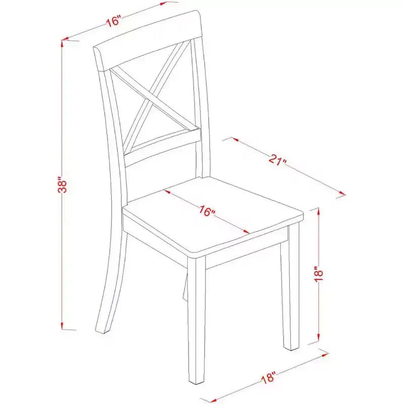 Ensemble de table à manger ronde avec abattants HomeStock de 42 pouces