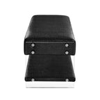 Banc de rangement Inspired Home Galileo en cuir PU et acrylique