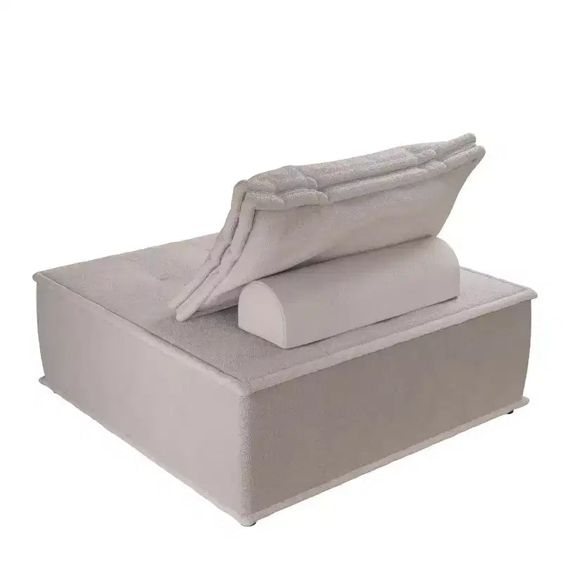 DHP Paloma Chaise Modulaire sans Accoudoirs Rembourrée avec Coussin de Dossier
