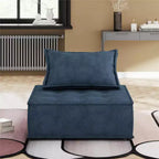 DHP Paloma Chaise Modulaire sans Accoudoirs Rembourrée avec Coussin de Dossier
