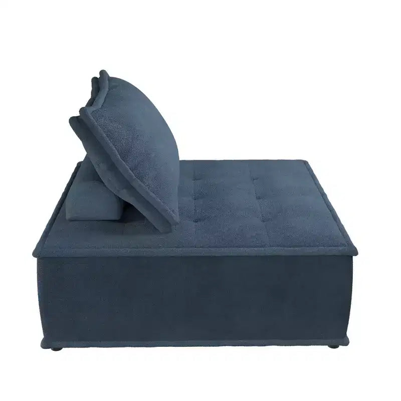 DHP Paloma Chaise Modulaire sans Accoudoirs Rembourrée avec Coussin de Dossier