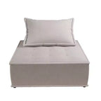 DHP Paloma Chaise Modulaire sans Accoudoirs Rembourrée avec Coussin de Dossier
