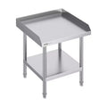 VEVOR Stainless Steel Work Table, 24 x 24 x 26 Inch Commercial Food Prep Worktable, 3-Sided Backsplash Heavy Duty Prep Worktable, Metal Work Table