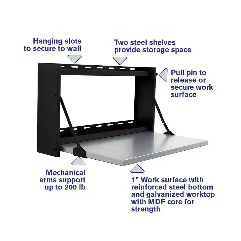 Montezuma Fold Down Workstation