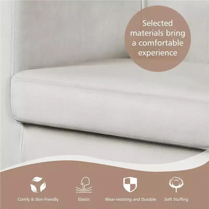 Yaheetech Lot de 2 fauteuils ronds en forme de tonneau pour salon, chambre, salle de réception