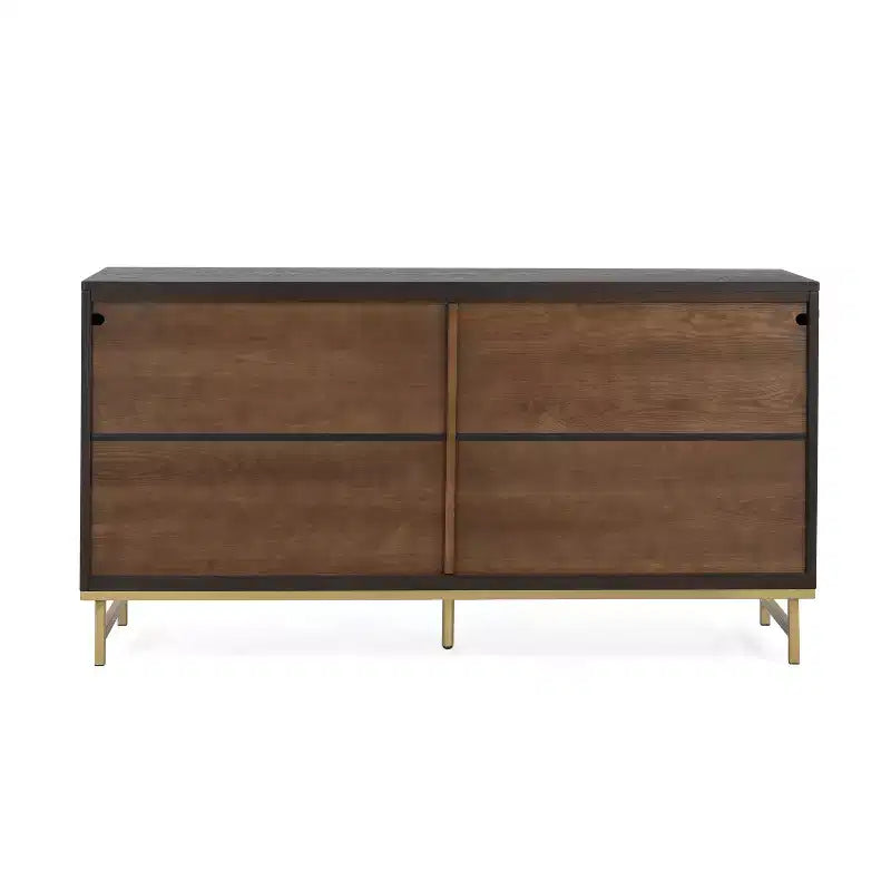 Christopher Knight Home Tamid Modern Wide Handcrafted Sideboard with Adjustable Shelves