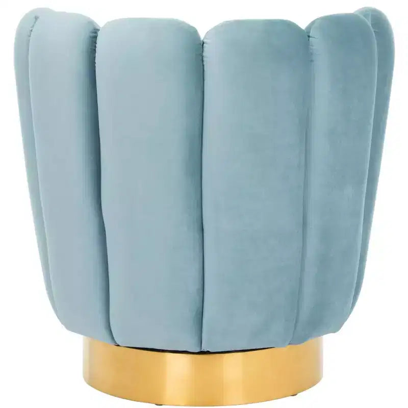 Fauteuil pivotant en velours Arrow - SFV4711 - Safavieh Couture