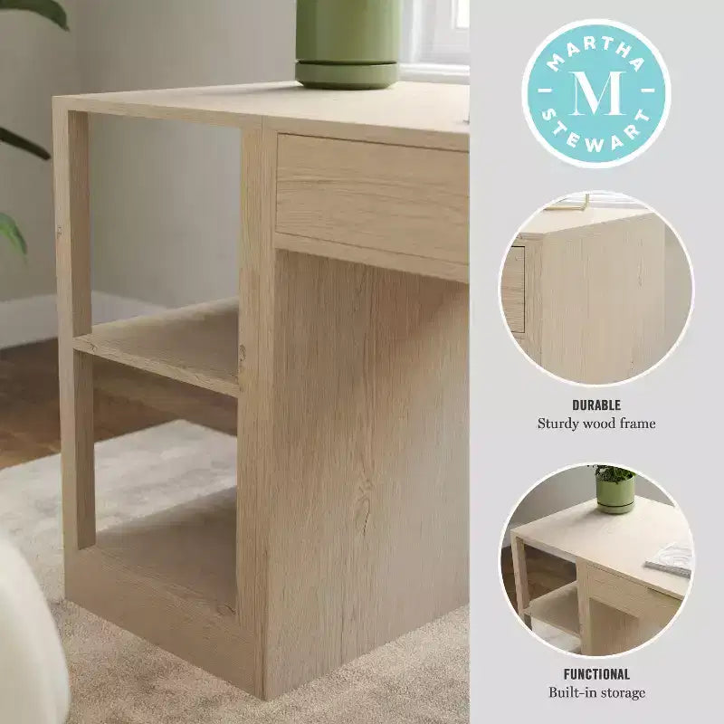 Bibliothèque modulaire à 2 niveaux Martha Stewart Kayden Home Office