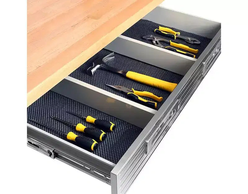 Seville Classics UltraHD Lighted Workcenter w/ Wood Top and Pegboard