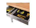 Seville Classics UltraHD Lighted Workcenter w/ Wood Top and Pegboard