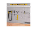 Seville Classics UltraHD Lighted Workcenter w/ Wood Top and Pegboard
