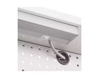 Seville Classics UltraHD Lighted Workcenter w/ Wood Top and Pegboard