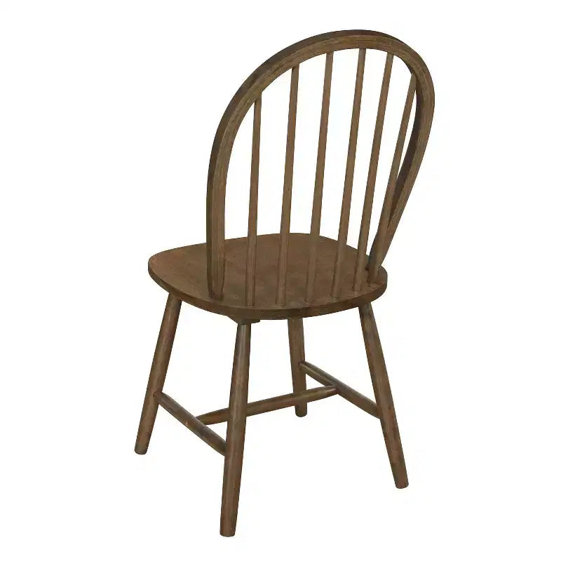 Christopher Knight Home Jafet Chaises de salle à manger sans accoudoirs à dossier haut en fuseau de ferme (Lot de 2)