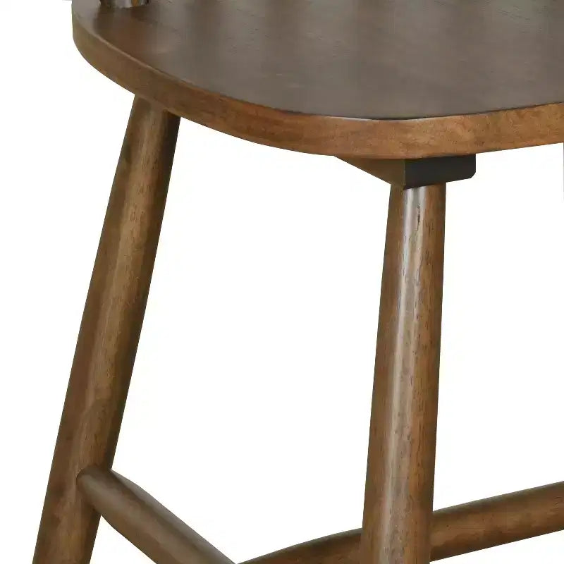 Christopher Knight Home Jafet Chaises de salle à manger sans accoudoirs à dossier haut en fuseau de ferme (Lot de 2)