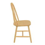 Christopher Knight Home Jafet Chaises de salle à manger sans accoudoirs à dossier haut en fuseau de ferme (Lot de 2)