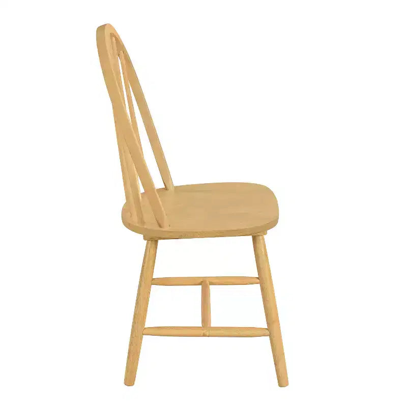 Christopher Knight Home Jafet Chaises de salle à manger sans accoudoirs à dossier haut en fuseau de ferme (Lot de 2)